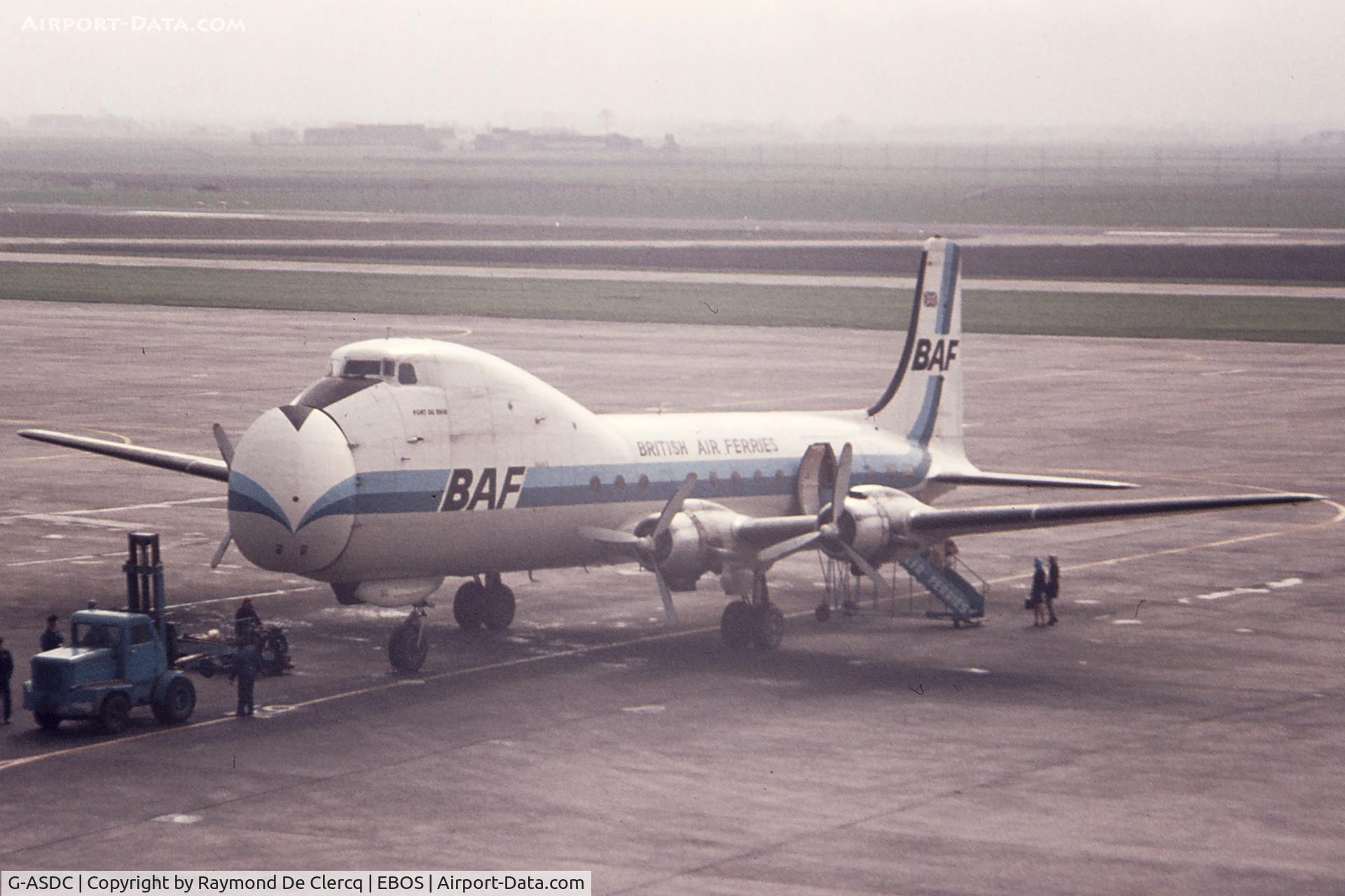 G-ASDC, 1963 Aviation Traders ATL-98 Carvair C/N 10273/ATL98/7, G-ASDC as 