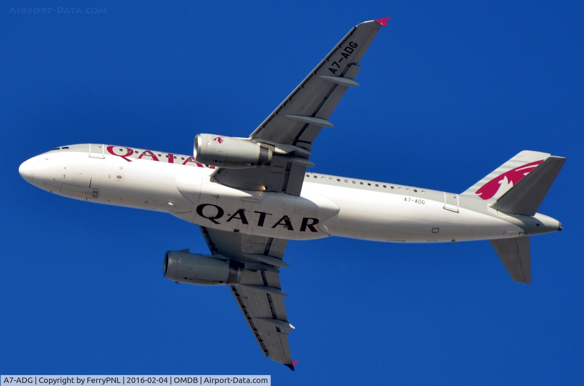 A7-ADG, 2003 Airbus A320-232 C/N 2121, A320 on its way to Qatar.