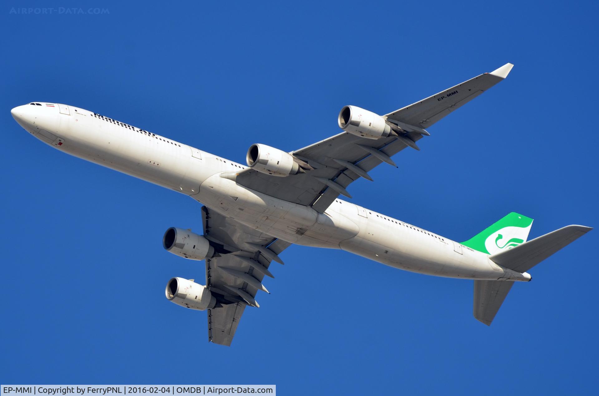 EP-MMI, 2002 Airbus A340-642 C/N 416, Mahan A346 taking-off