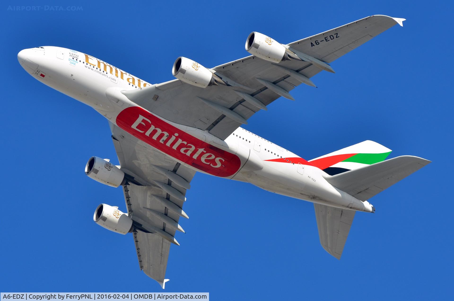 A6-EDZ, 2012 Airbus A380-861 C/N 107, Emirates A388