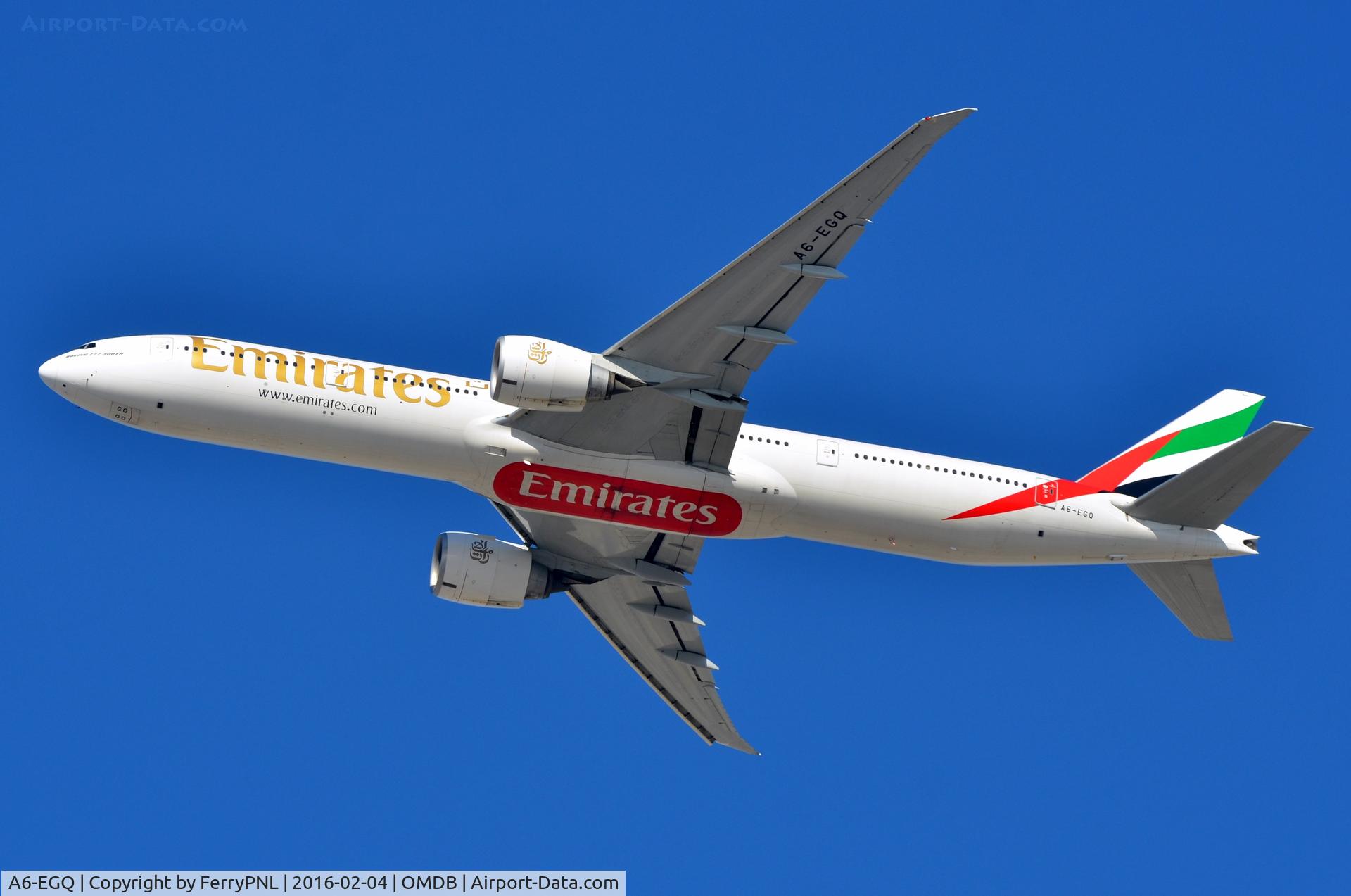 A6-EGQ, 2012 Boeing 777-31H/ER C/N 41076, Departure of Emirates B773
