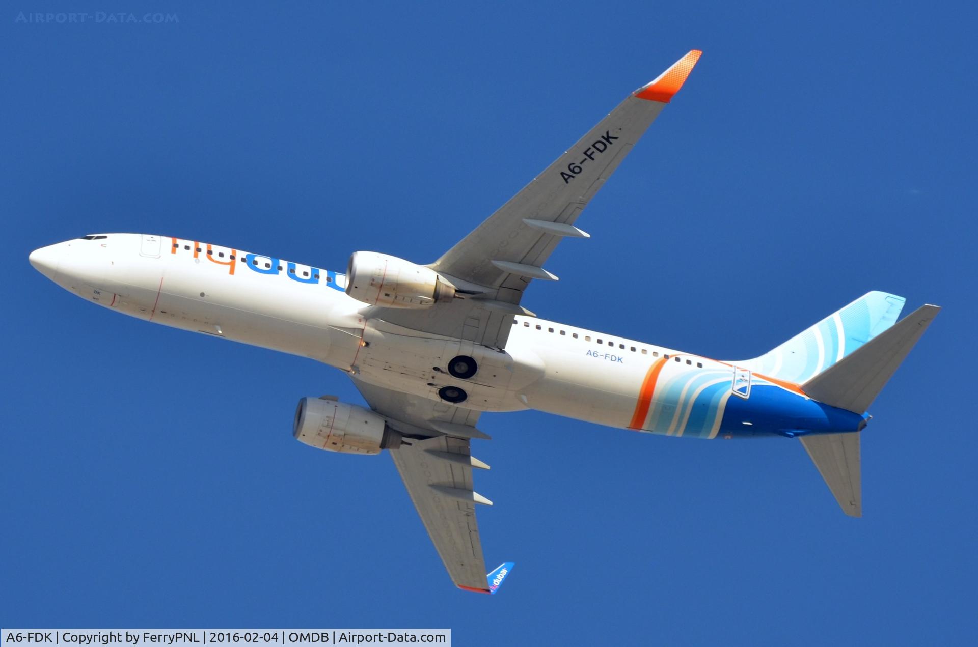 A6-FDK, 2010 Boeing 737-8KN C/N 40238, Flydubai B738