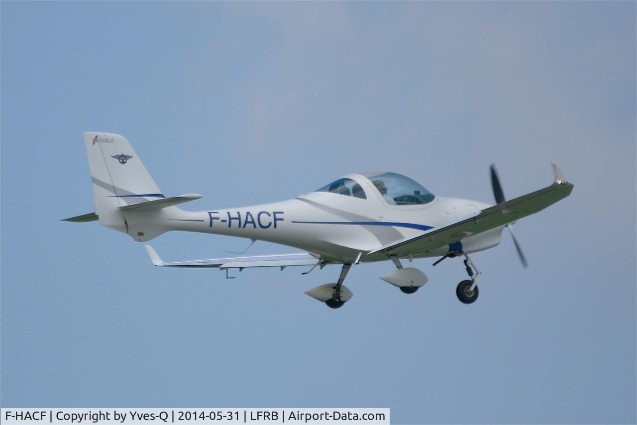 F-HACF, Aquila A210 (AT01) C/N AT01-125, Aquila A210 (AT01), Take off rwy 07R, Brest-Guipavas Airport (LFRB-BES)