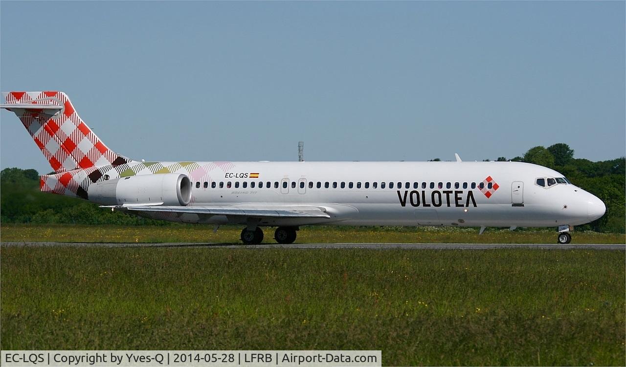 EC-LQS, 2003 Boeing 717-2BL C/N 55169, Boeing 717-2BL, Take off run rwy 07R, Brest-Bretagne airport (LFRB-BES)