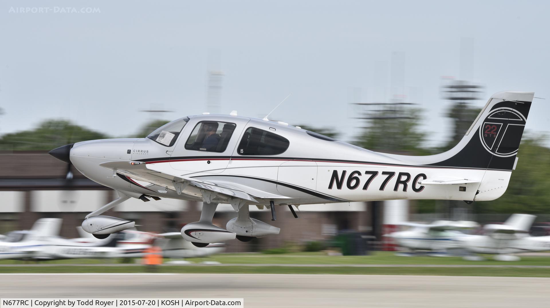 N677RC, 2013 Cirrus SR22T C/N 0631, Airventure 2015