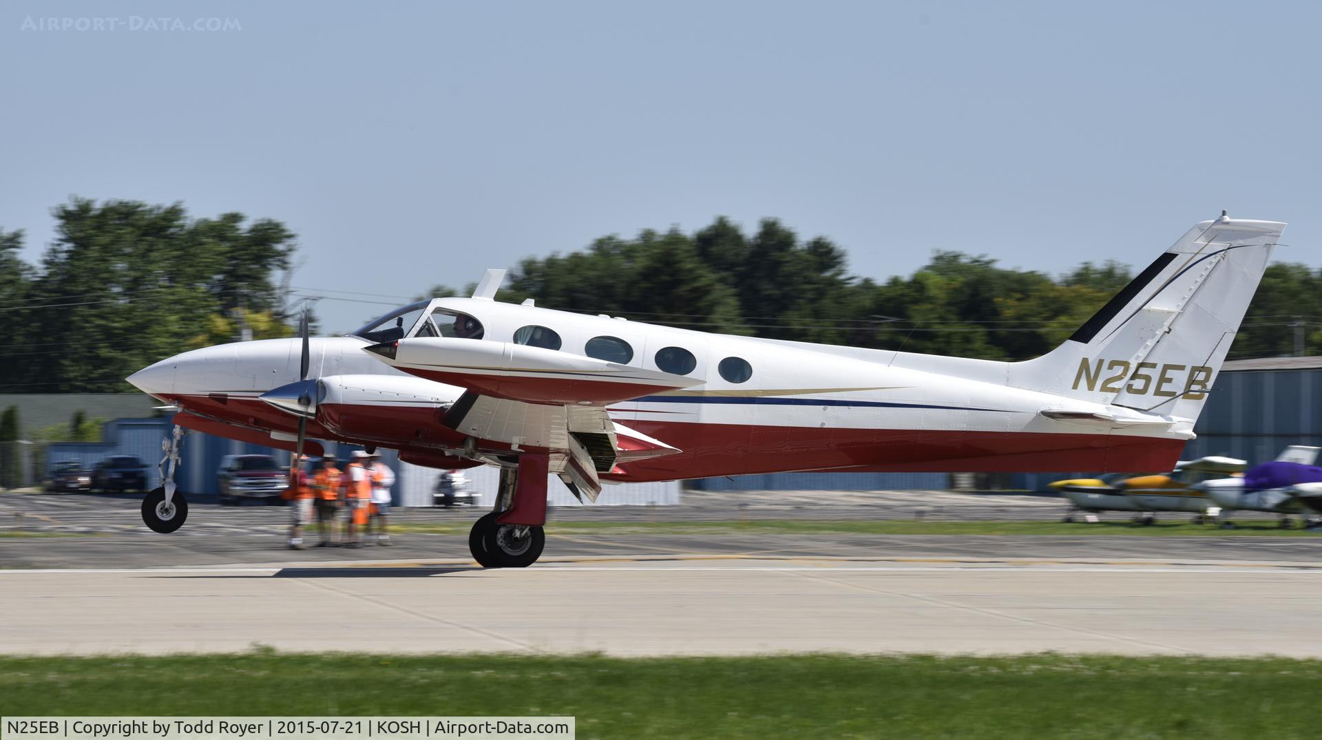 N25EB, 1976 Cessna 340A C/N 340A0043, Airventure 2015