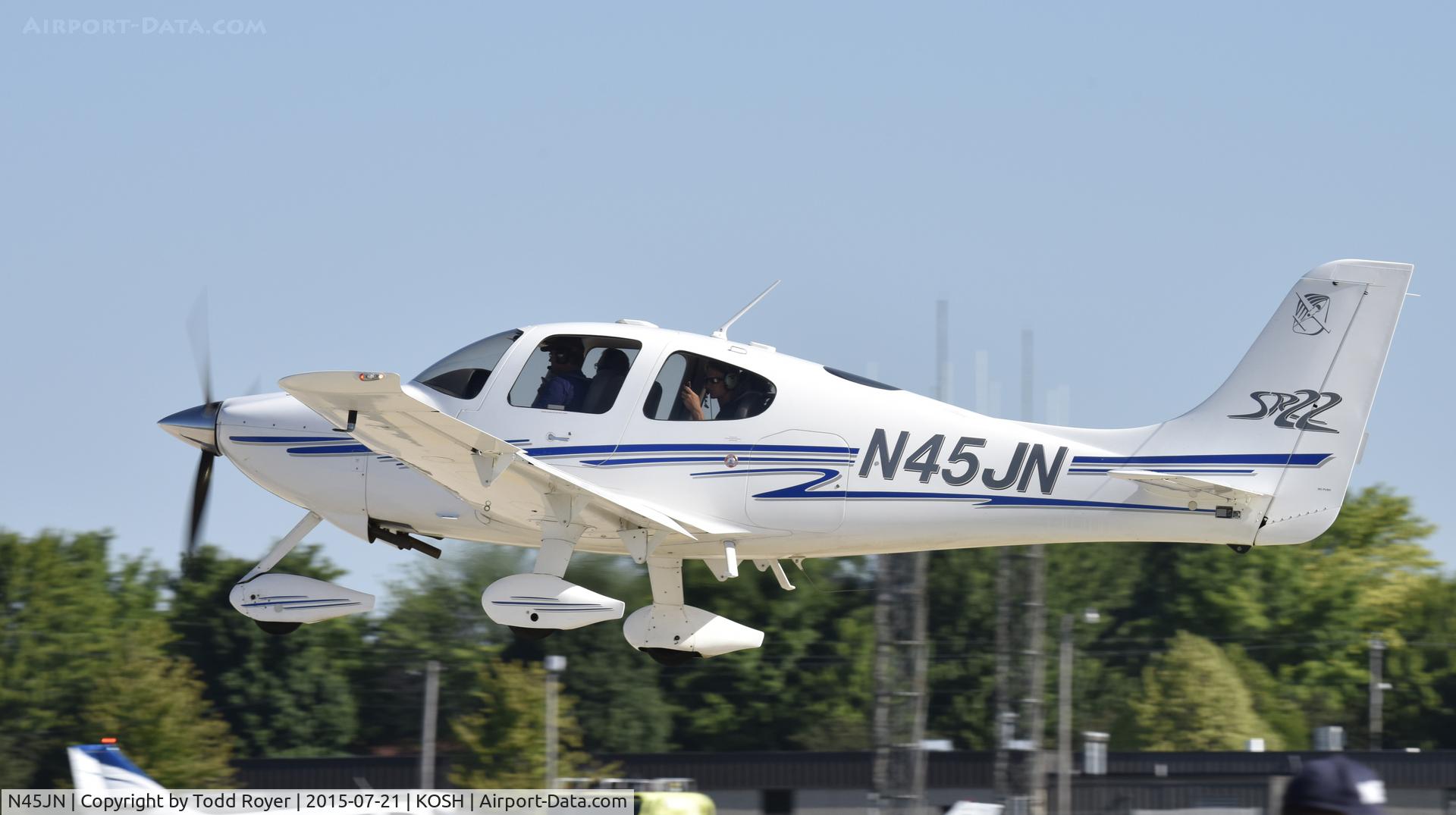 N45JN, 2003 Cirrus SR22 C/N 0489, Airventure 2015