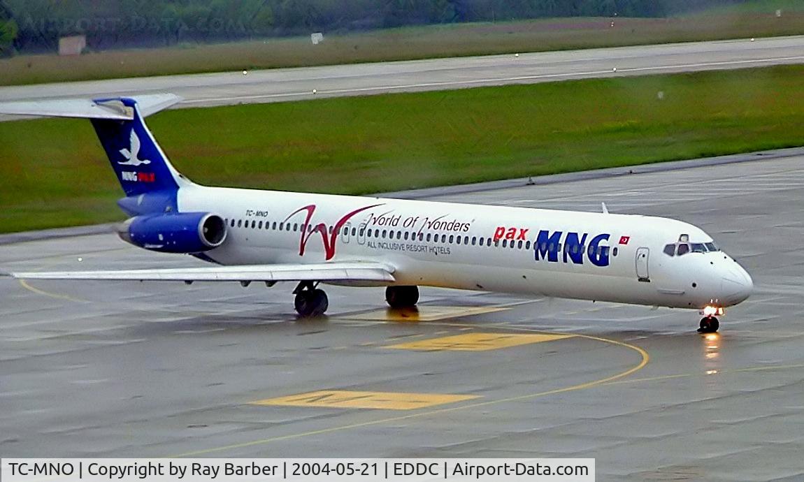 TC-MNO, 1982 McDonnell Douglas MD-82 (DC-9-82) C/N 49138, McDonnell Douglas DC-9-82 [49138] (MNG Airlines) Dresden~D 21/05/2004