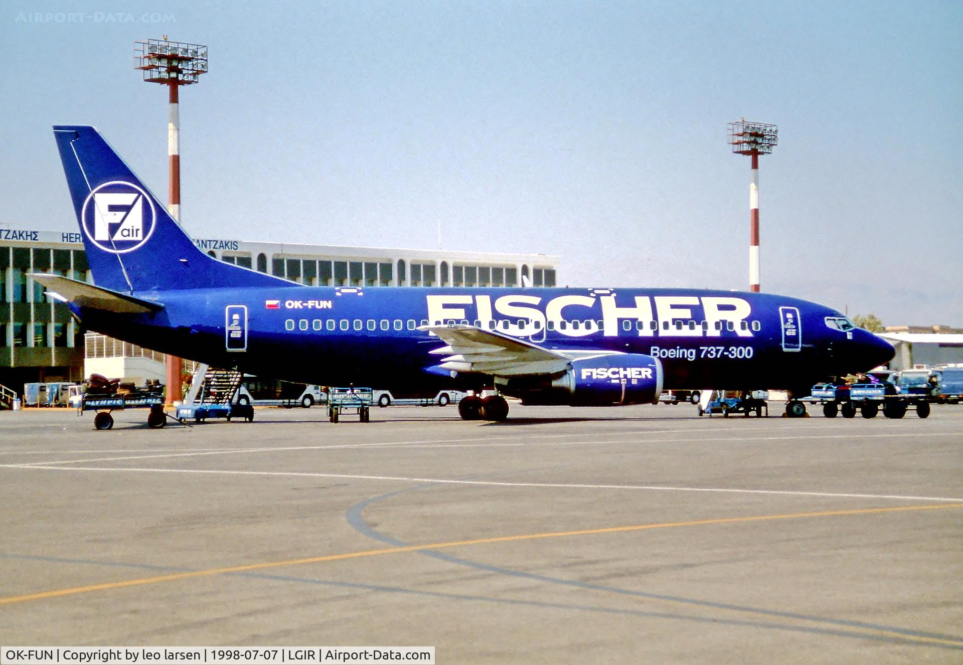 OK-FUN, 1997 Boeing 737-33A C/N 27910, Heralion 7.7.98