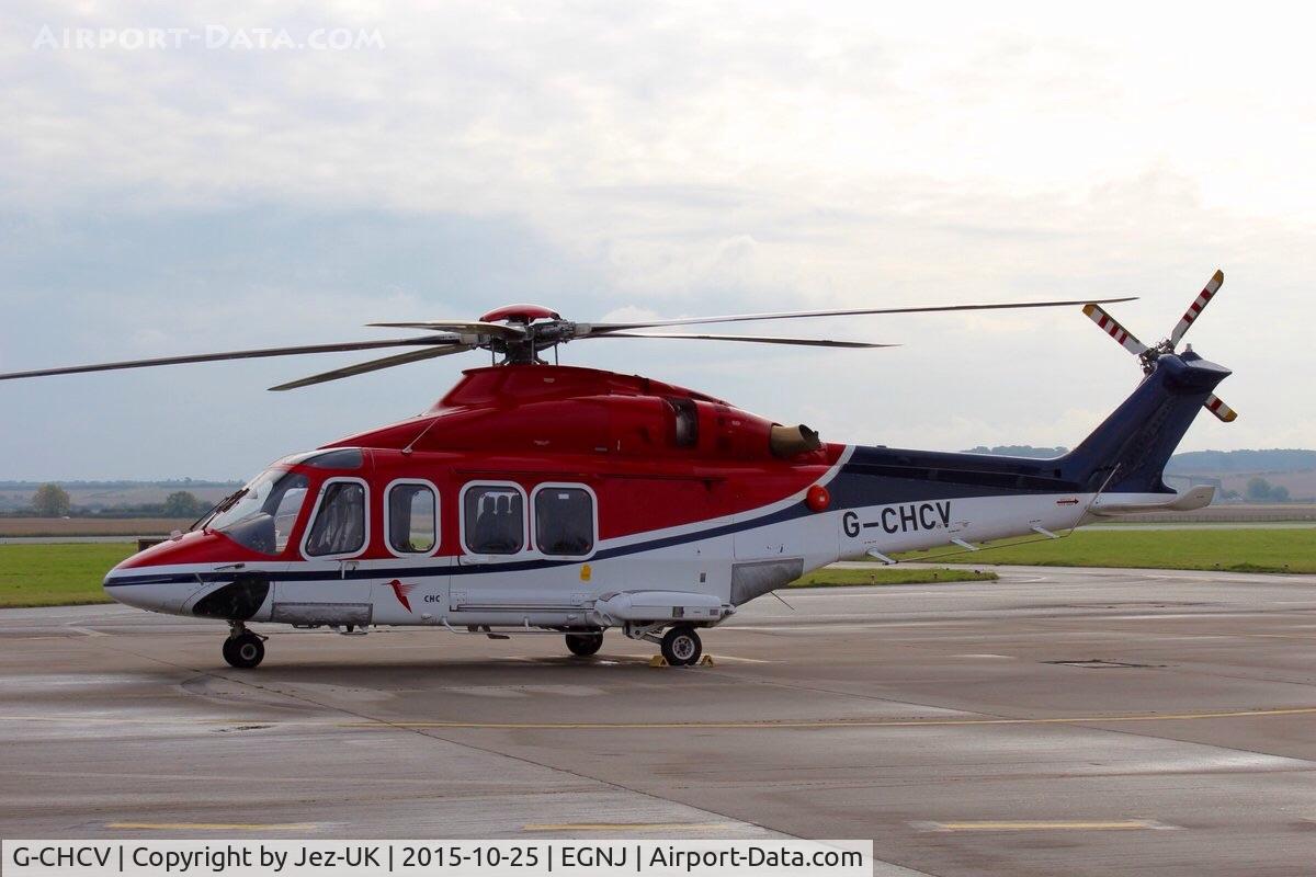 G-CHCV, 2007 AgustaWestland AW-139 C/N 41005, awaiting next oil or gas rig sortie.....