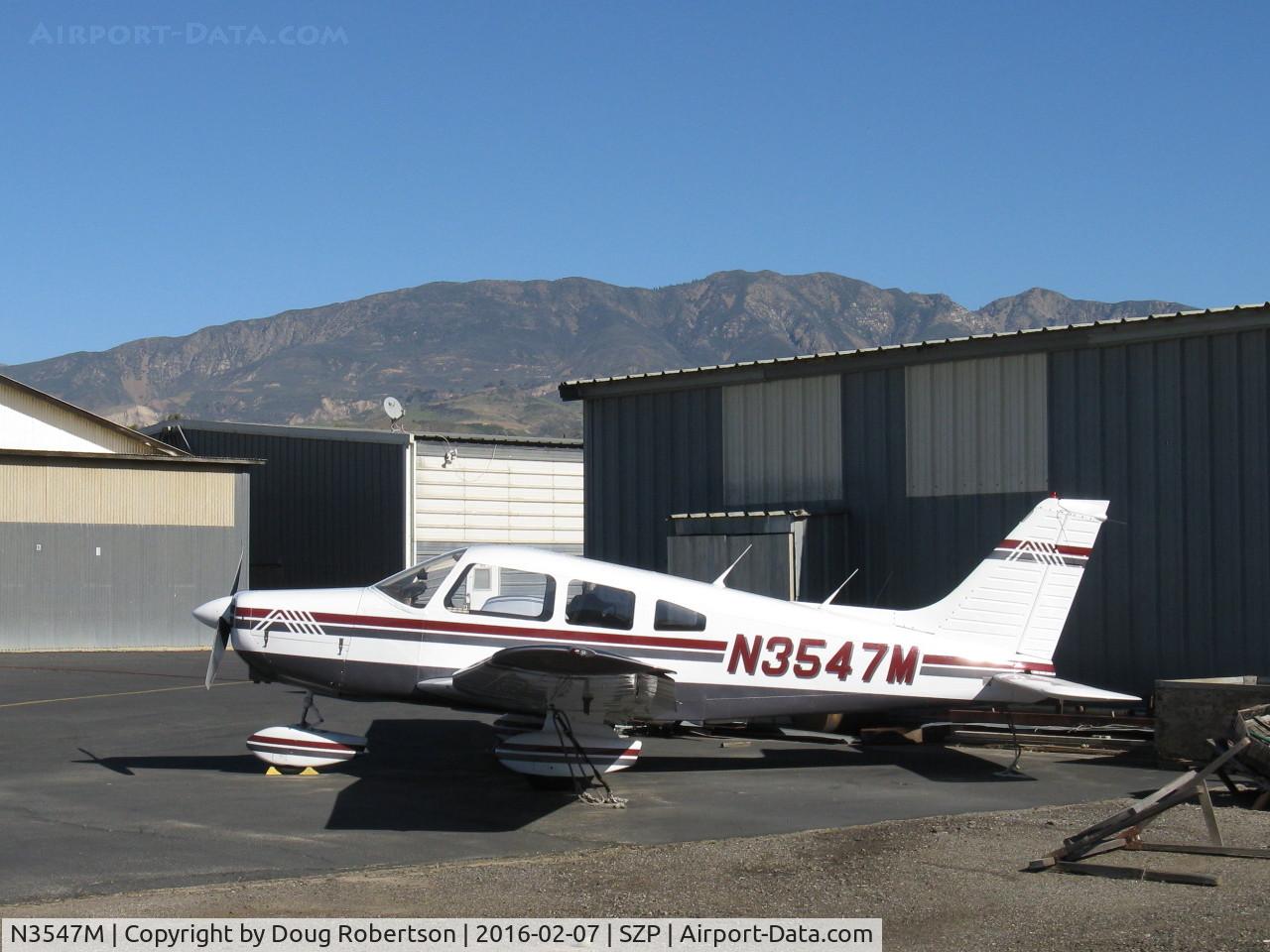 N3547M, 1978 Piper PA-28-161 Warrior II C/N 28-7816354, 1978 Piper PA-28-161 WARRIOR II, Lycoming O-320-D3G 160 hp, haven't seen this aircraft for a number of years