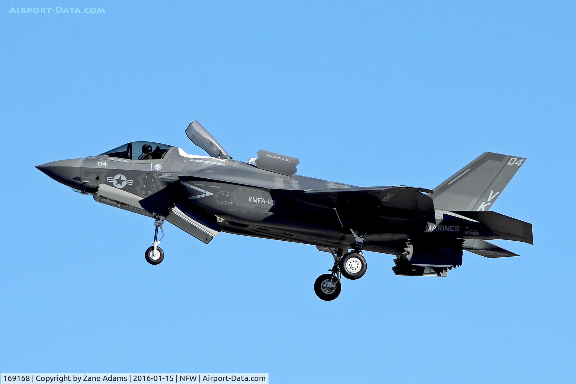 169168, 2015 Lockheed Martin F-35B Lightning II C/N BF-48, USMC F-35B hovering at NAS Fort Worth during a Lockheed test flight.