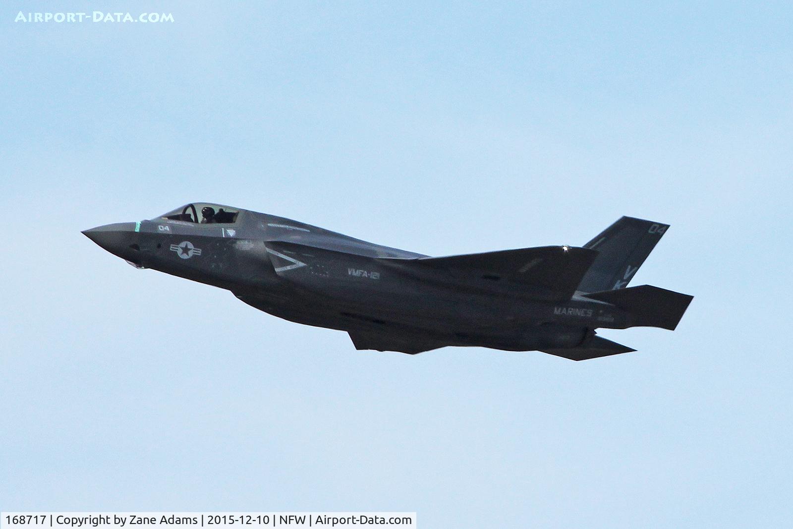 168717, 2012 Lockheed Martin F-35B Lightning II C/N BF-19, USMC F-35B at NAS Fort Worth during a Lockheed test flight.