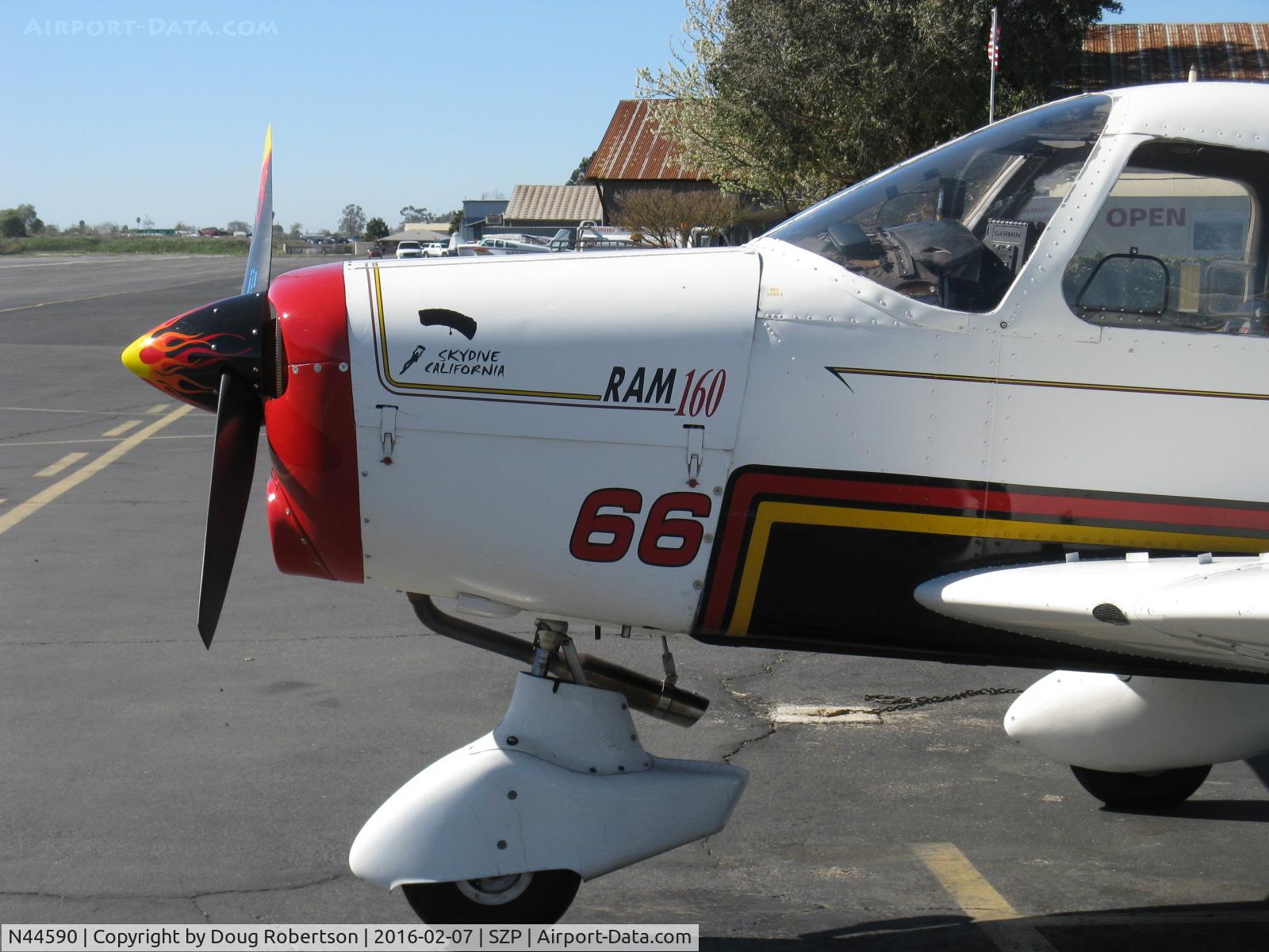 N44590, 1974 Piper PA-28-140 Cherokee Cruiser C/N 28-7425429, 1974 Piper PA-28-140 CHEROKEE, Lycoming O-320 160 Hp RAM conversion, logos