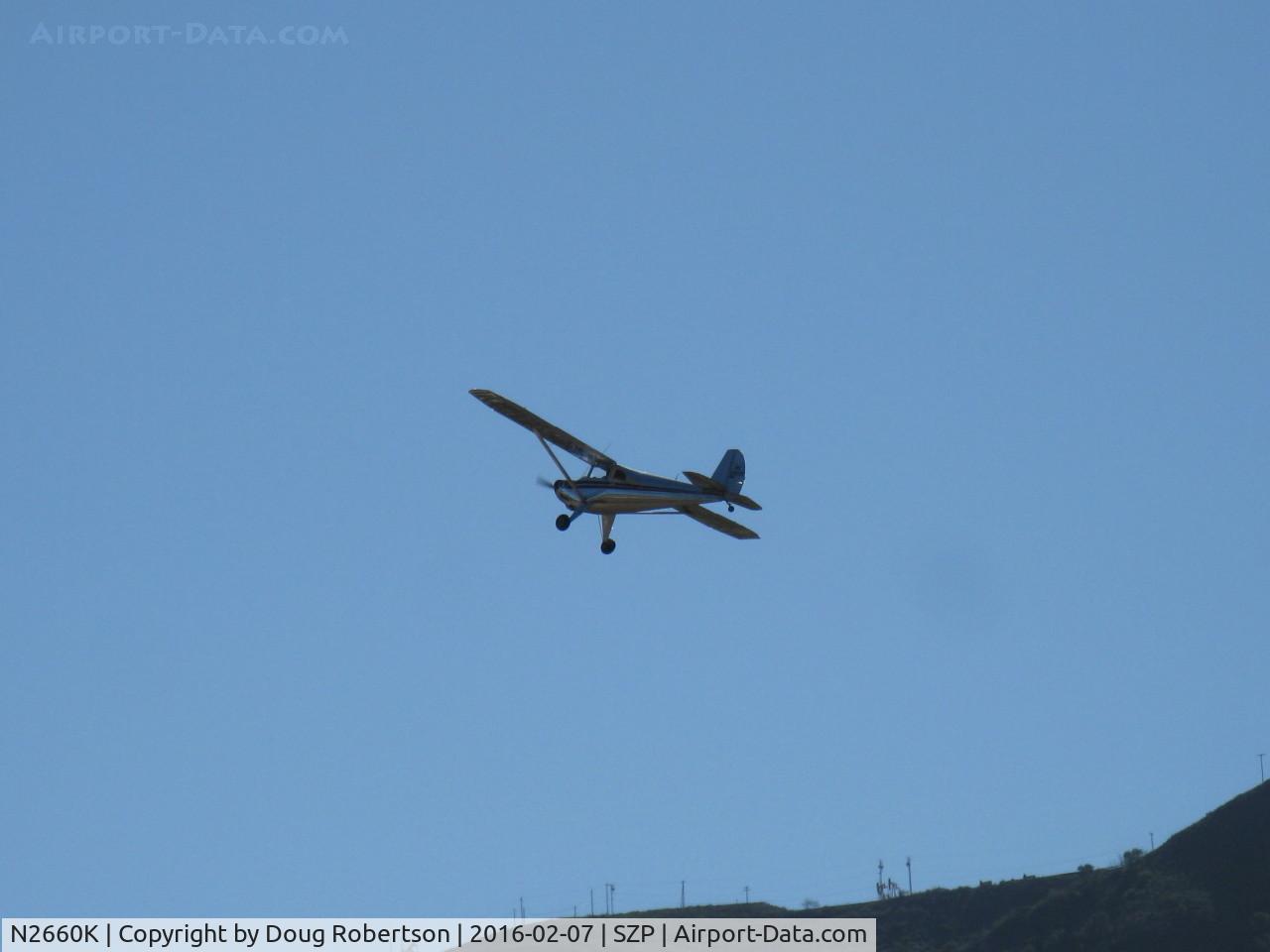 N2660K, 1947 Luscombe 8E Silvaire C/N 5387, 1947 Luscombe 8E SILVAIRE, Continental C85 85 Hp, another takeoff climbout Rwy 04