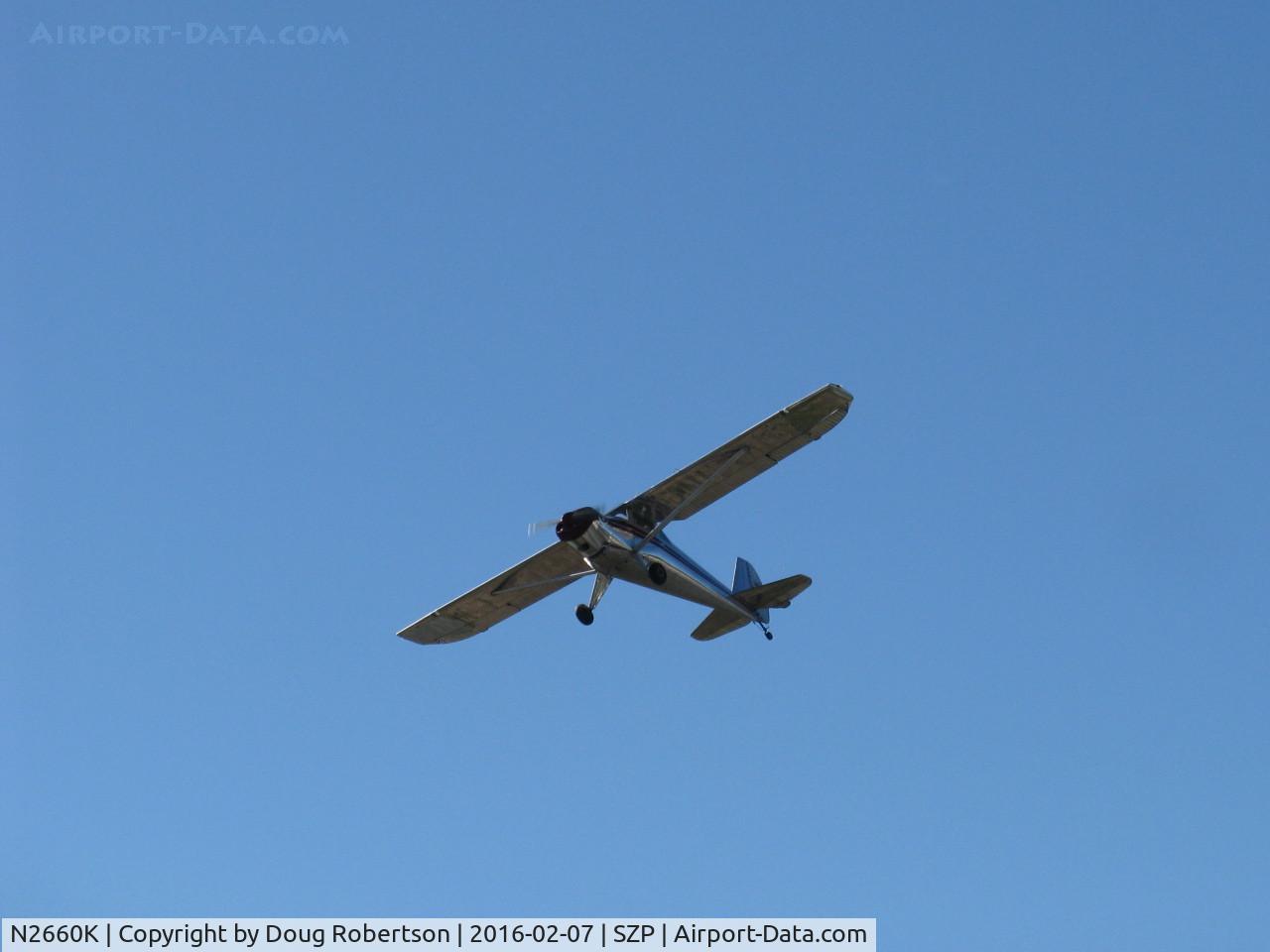 N2660K, 1947 Luscombe 8E Silvaire C/N 5387, 1947 Luscombe 8E SILVAIRE, Continental C85 85 Hp, takeoff climb Rwy 04