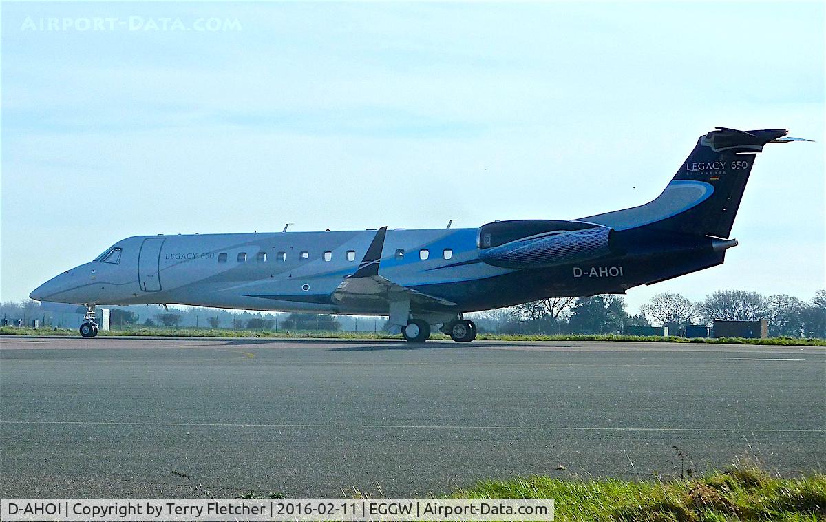 D-AHOI, 2013 Embraer EMB-135BJ Legacy 650 C/N 14501171, Embraer EMB 135BJ, c/n: 14501171 ex N671EE at Luton