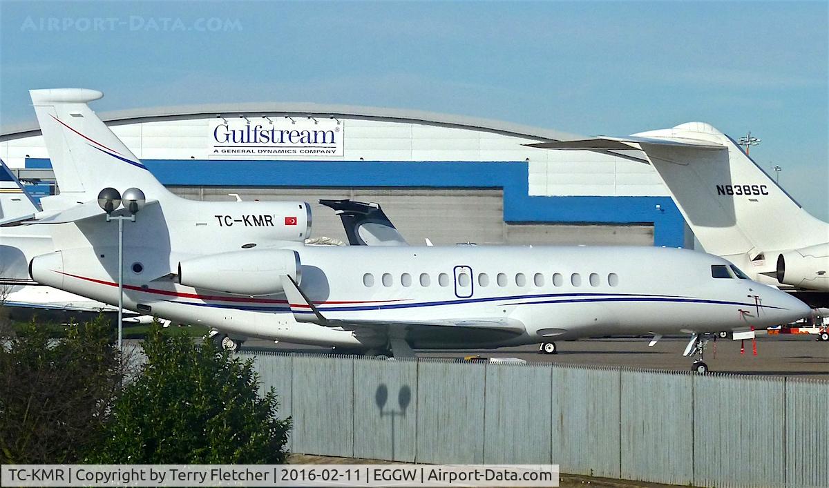 TC-KMR, Dassault 7X C/N 254, Dassault 7X, c/n: 254 at Luton