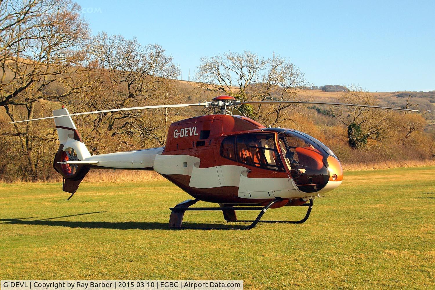 G-DEVL, 2001 Eurocopter EC-120B Colibri C/N 1273, Eurocopter EC.120B Colibri [1273] Cheltenham Racecourse~G 10/03/2015