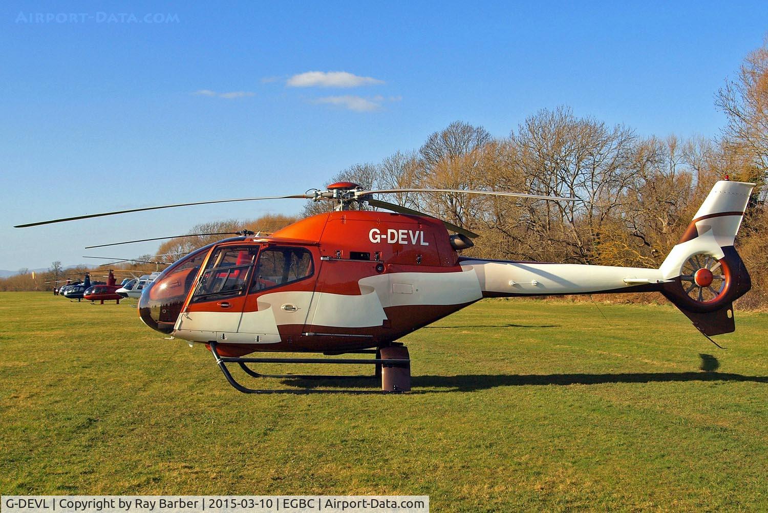G-DEVL, 2001 Eurocopter EC-120B Colibri C/N 1273, Eurocopter EC.120B Colibri [1273] Cheltenham Racecourse~G 10/03/2015