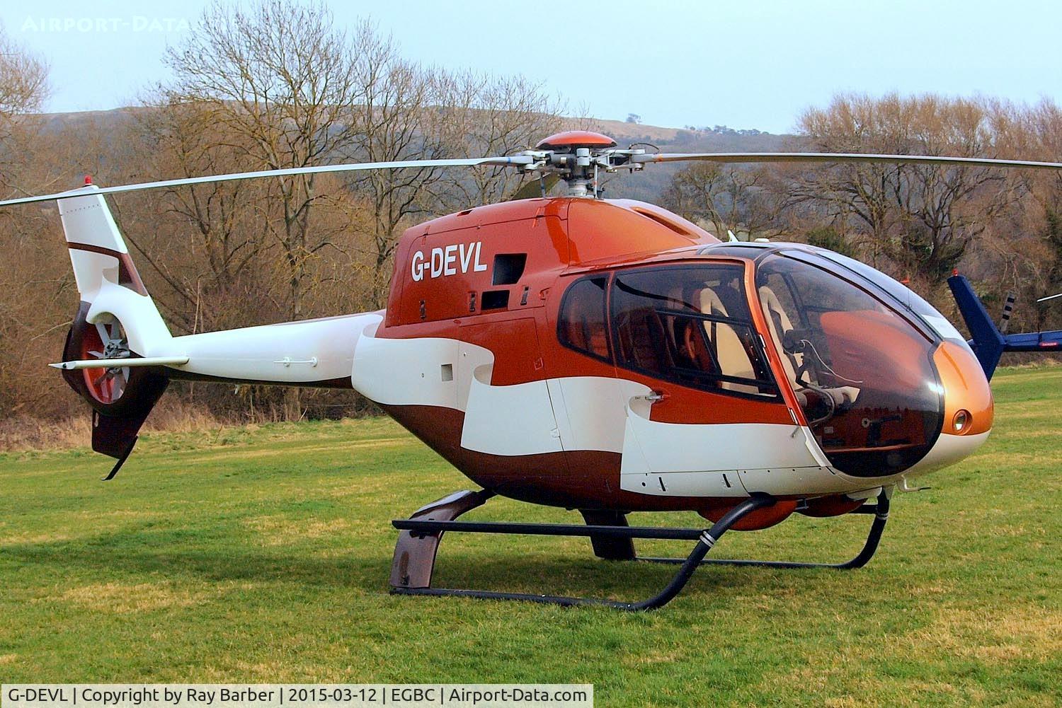 G-DEVL, 2001 Eurocopter EC-120B Colibri C/N 1273, G-DEVL   Eurocopter EC.120B Colibri [1273] Cheltenham Racecourse~G 12/03/2015