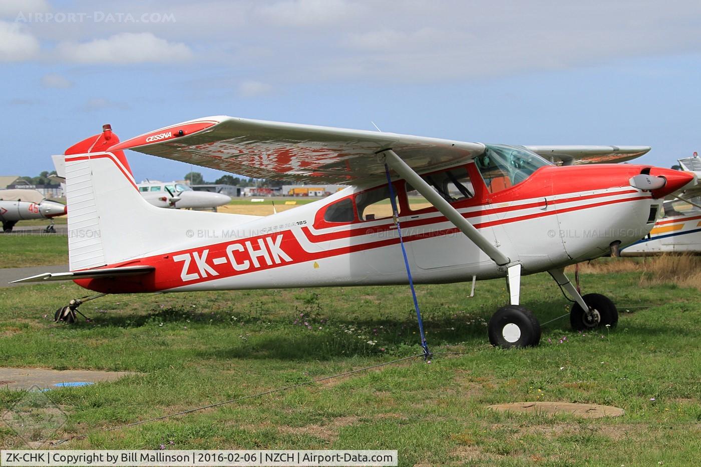 ZK-CHK, Cessna 185C Skywagon C/N 185-0755, parked up