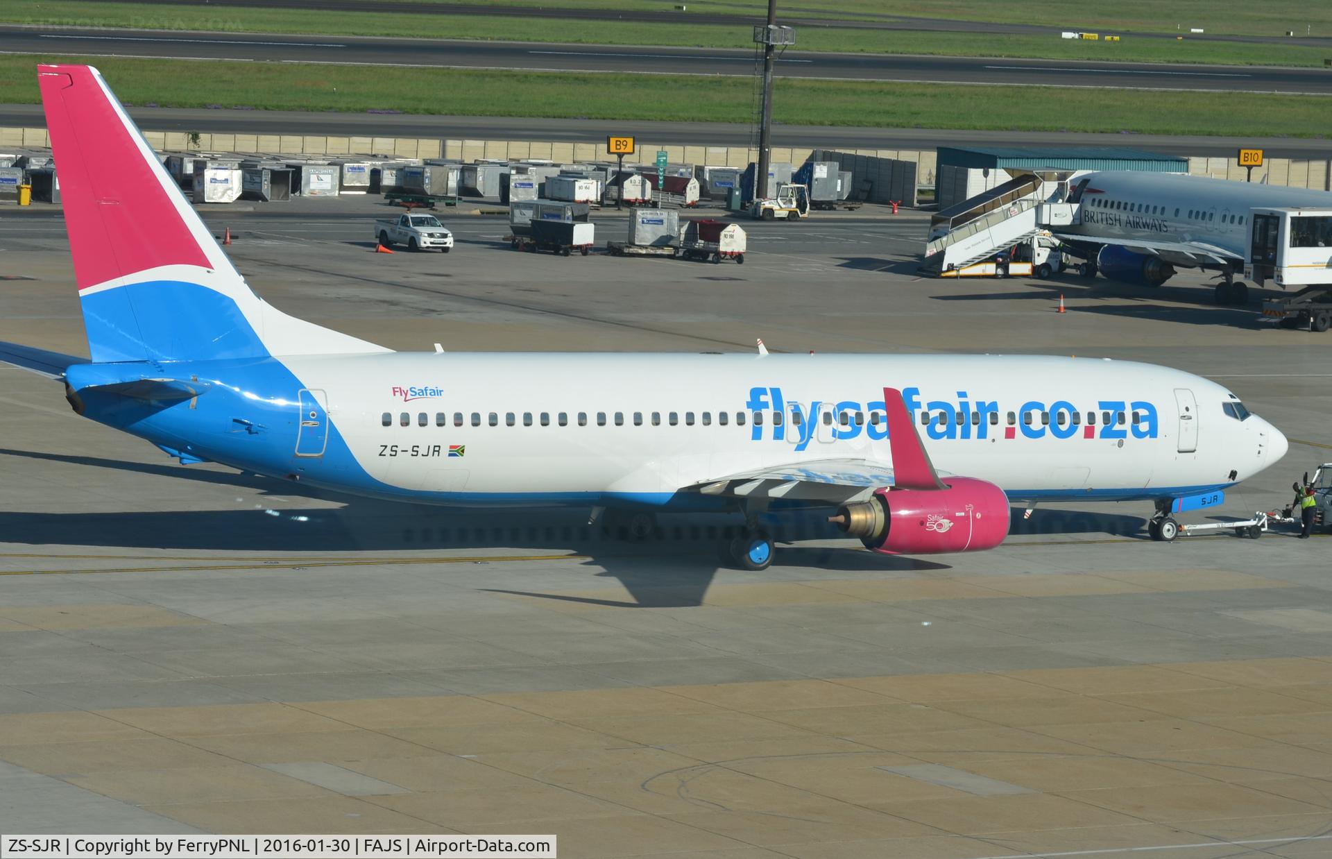 ZS-SJR, 2002 Boeing 737-844 C/N 32631, This B738 is a new frame for Safair, ex SAA