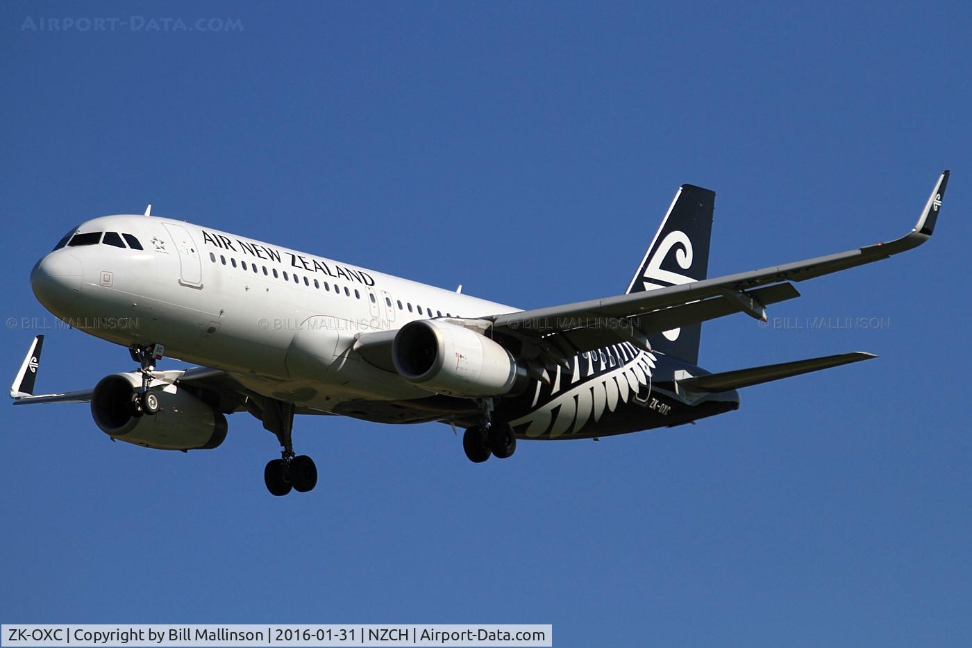 ZK-OXC, 2013 Airbus A320-232 C/N 5847, in from AKL