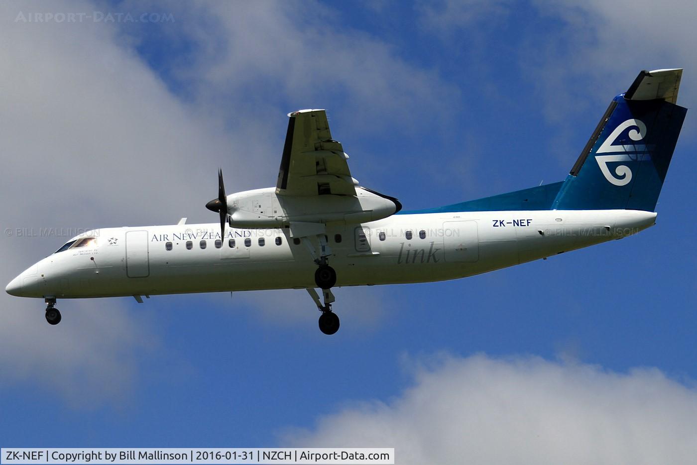 ZK-NEF, 2005 De Havilland Canada DHC-8-311 Dash 8 C/N 620, FINALS TO 02