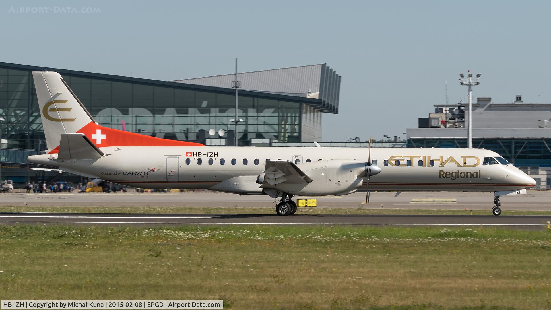 HB-IZH, 1994 Saab 2000 C/N 2000-011, Lech Walesa Airport , Gdansk , Poland