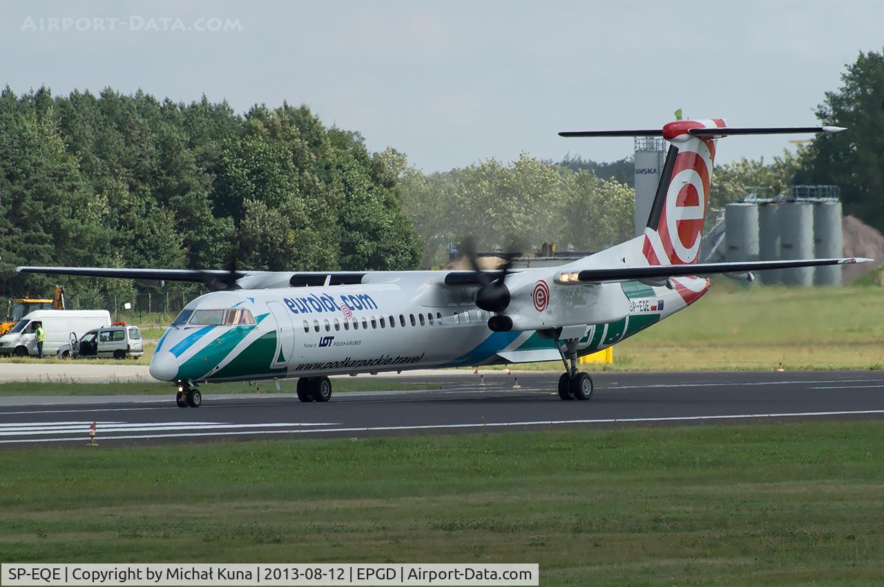 SP-EQE, 2012 Bombardier DHC-8-402Q Dash 8 Dash 8 C/N 4417, Lech Walesa Airport , Gdansk , Poland