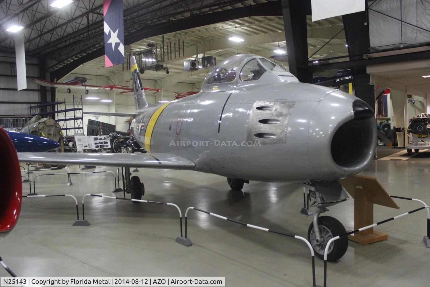 N25143, 1952 North American F-86F Sabre C/N 191-839, F-86F Sabre
