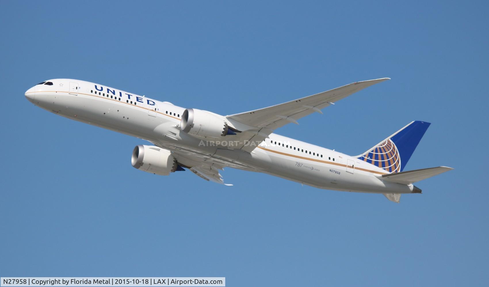 N27958, 2015 Boeing 787-9 Dreamliner C/N 36406, United