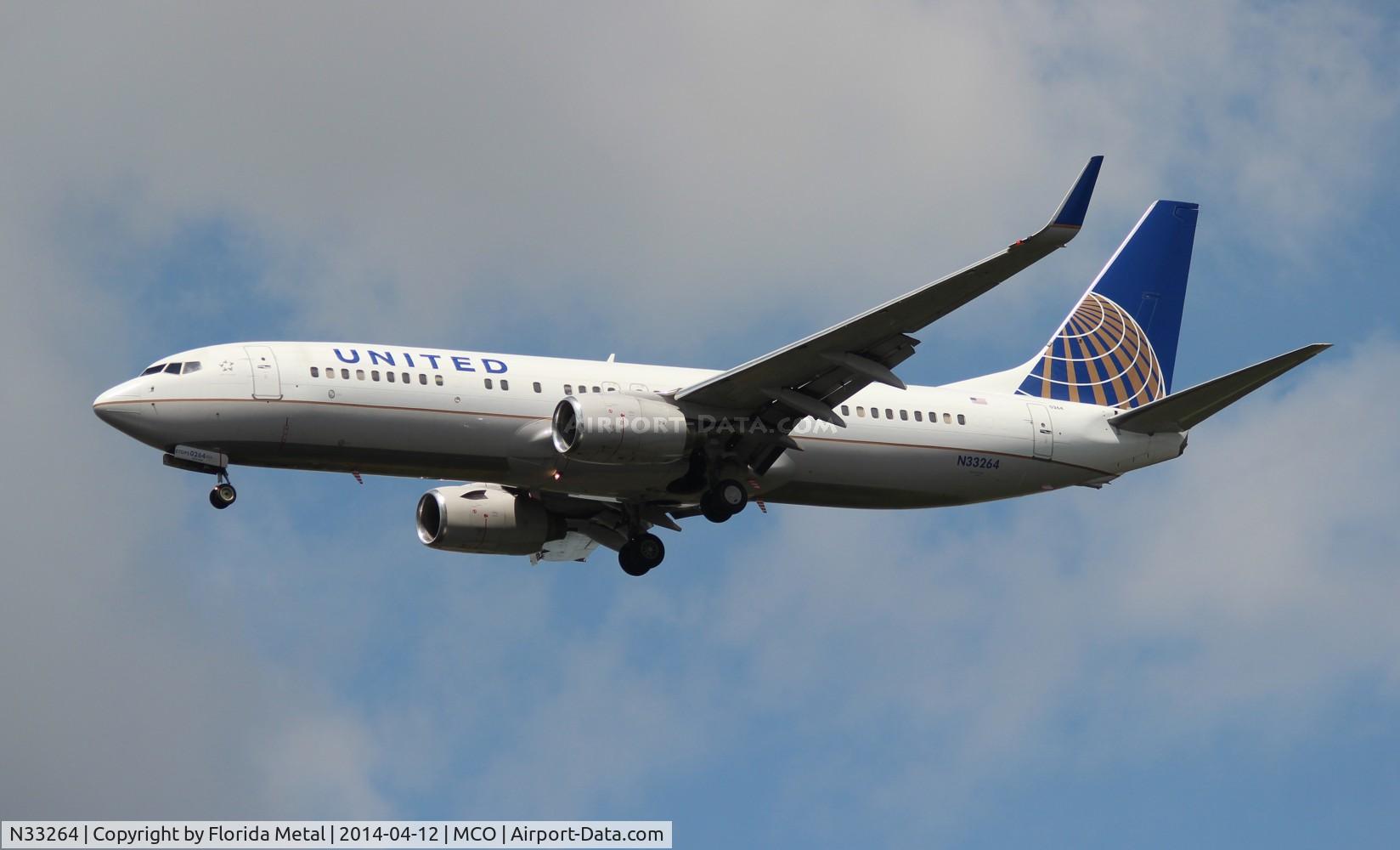 N33264, 2001 Boeing 737-824 C/N 31584, United
