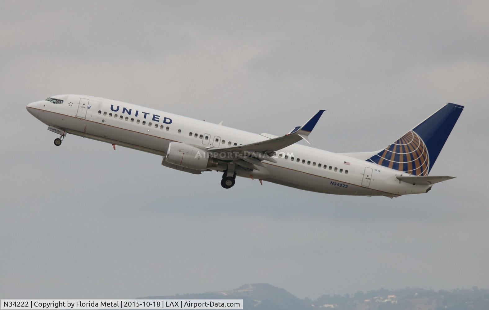 N34222, 1998 Boeing 737-824 C/N 28931, United
