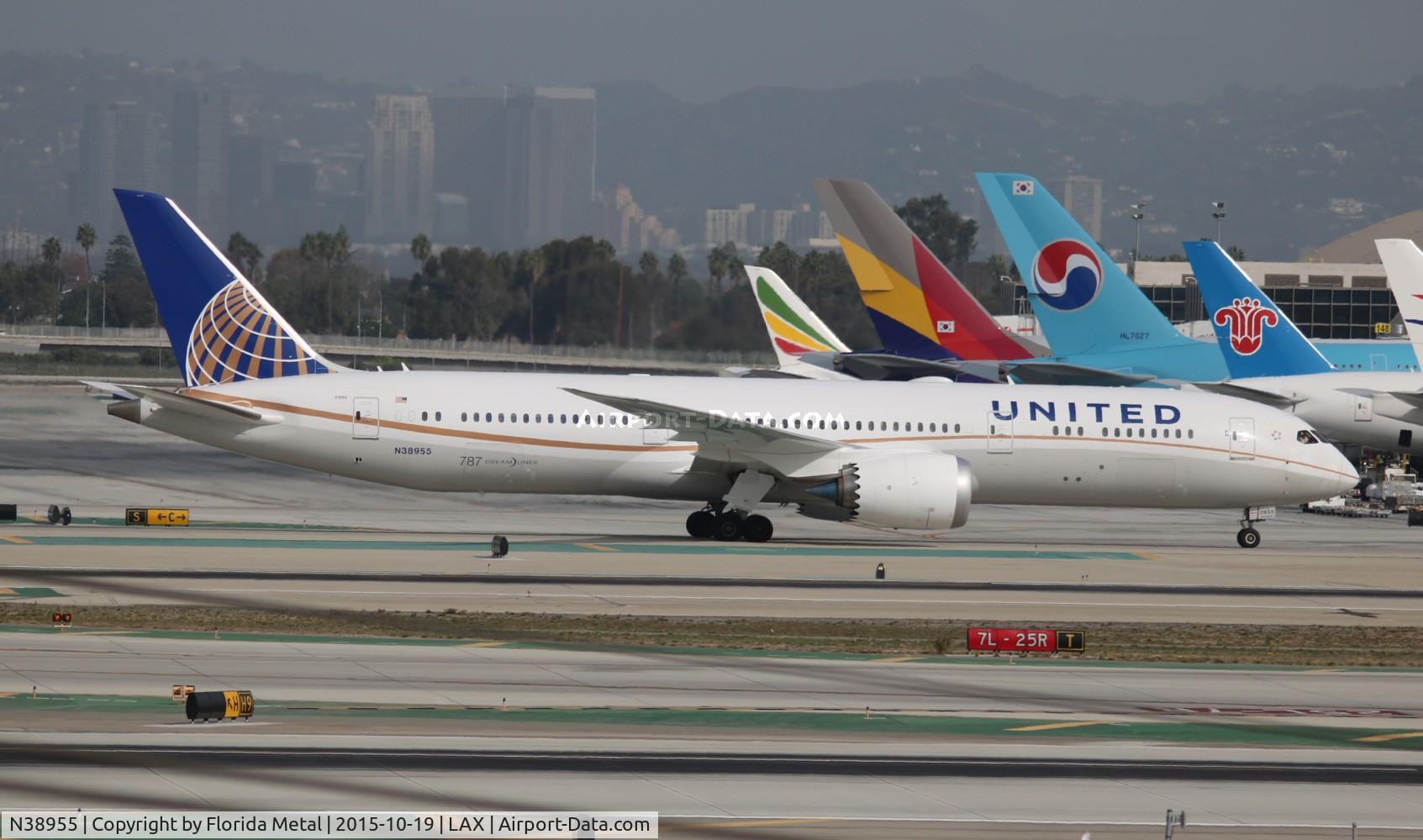 N38955, 2015 Boeing 787-9 Dreamliner C/N 37814, United