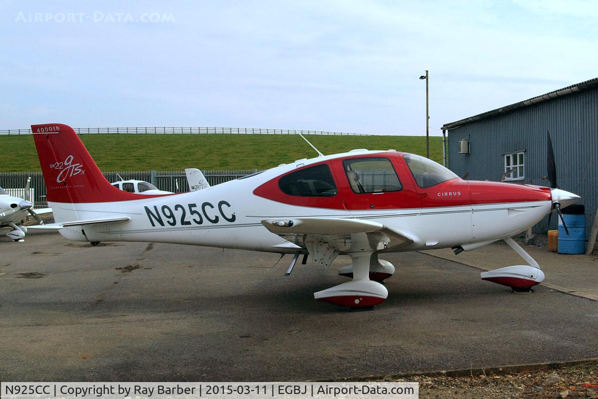 N925CC, 2008 Cirrus SR22 G3 GTSX Perspective C/N 2992, Cirrus Design SR-22 GTSx [2992] Staverton~G 11/03/2015