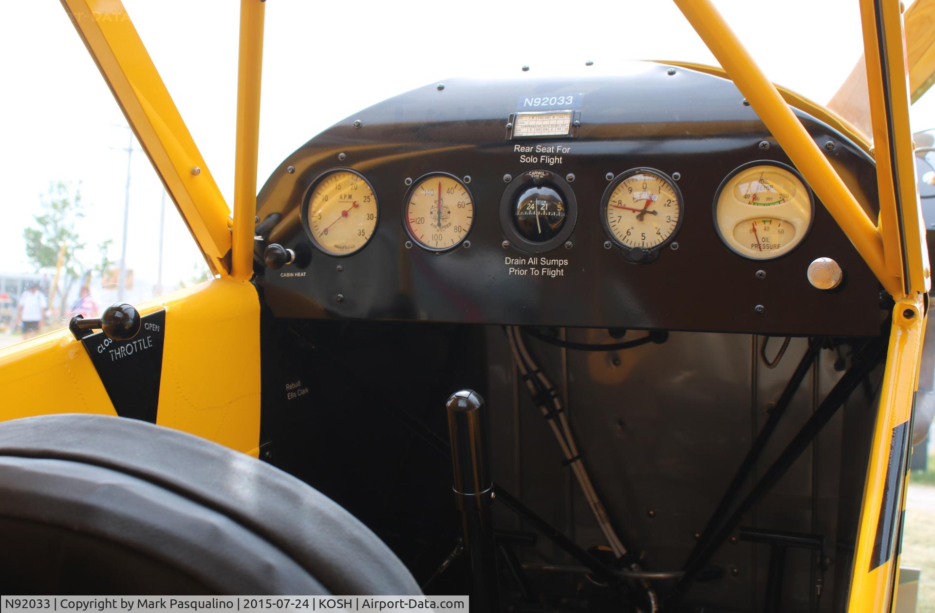 N92033, Piper J3C-65 Cub C/N 16466, Piper J3C-65