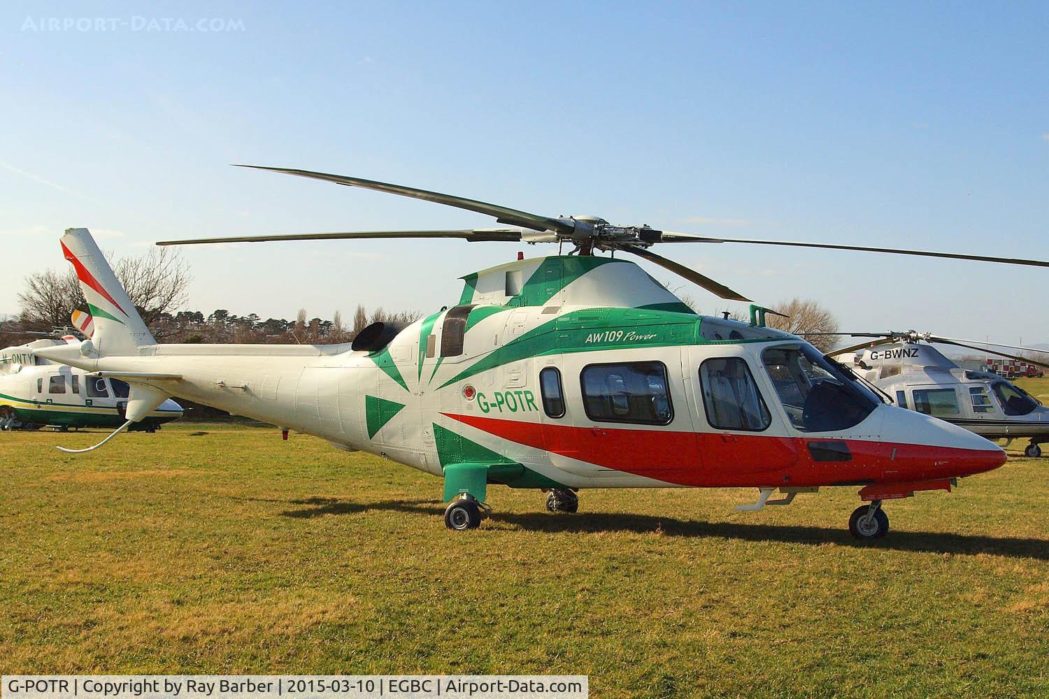 G-POTR, 1999 Agusta A-109E Power C/N 11043, Agusta A-109E Power [11043] (Castle Air) Cheltenham Racecourse~G 10/03/2015