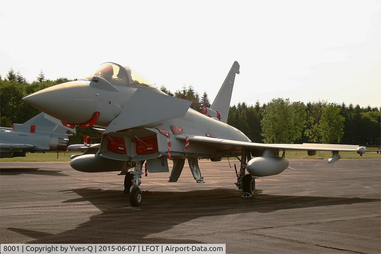 8001, 2015 Eurofighter EF-2000 Typhoon C/N CS031/445, Royal Saudi Air Force Eurofighter EF-2000 Typhoon, Static display, Tours-St Symphorien Air Base 705 (LFOT-TUF) Open day 2015