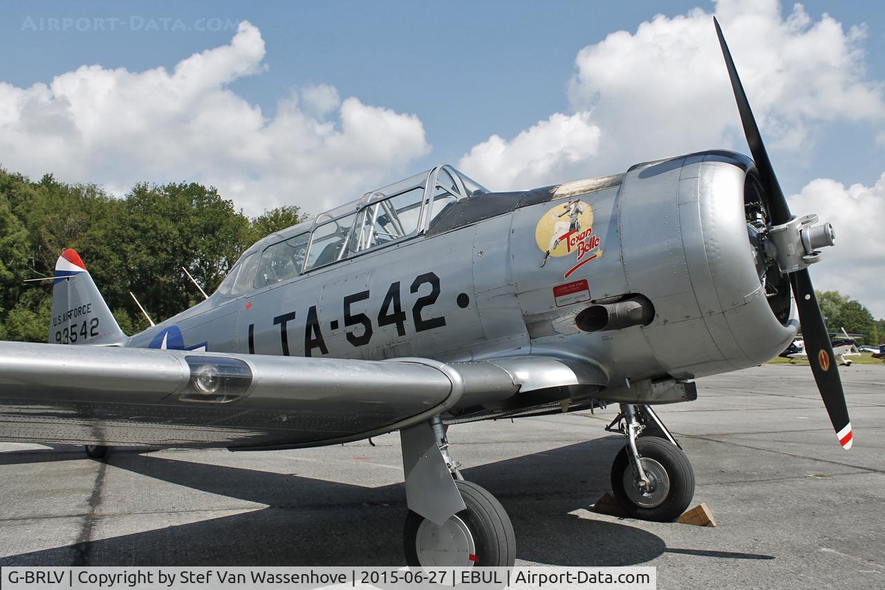 G-BRLV, 1954 Canadian Car & Foundry T-6 Harvard Mk.4 C/N CCF4-194, Ursel Avia 2015.