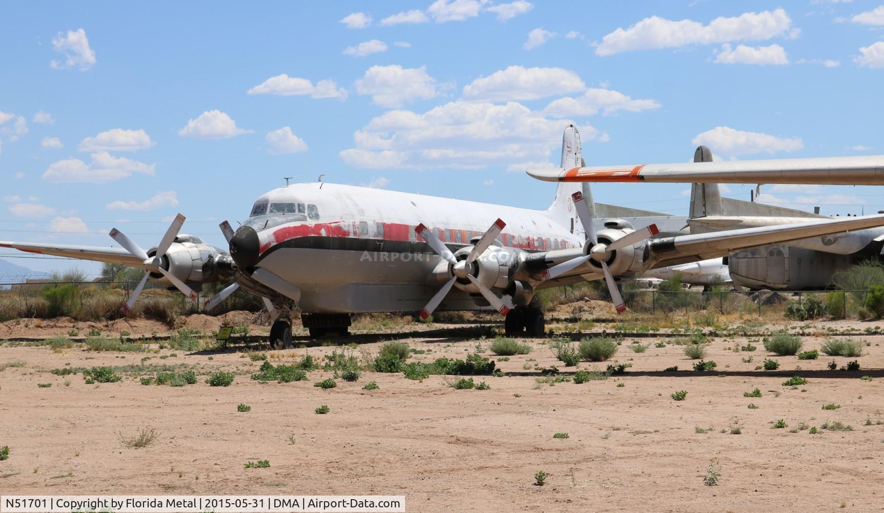 N51701, 1957 Douglas DC-7B C/N 44701, DC-7B