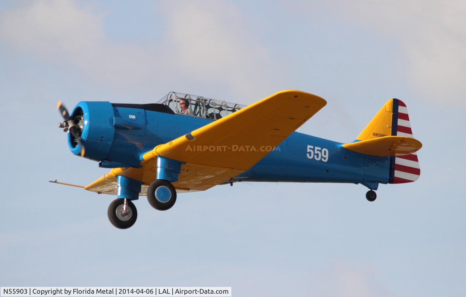 N55903, 1939 North American NA-64 C/N 64-3022, NA-64
