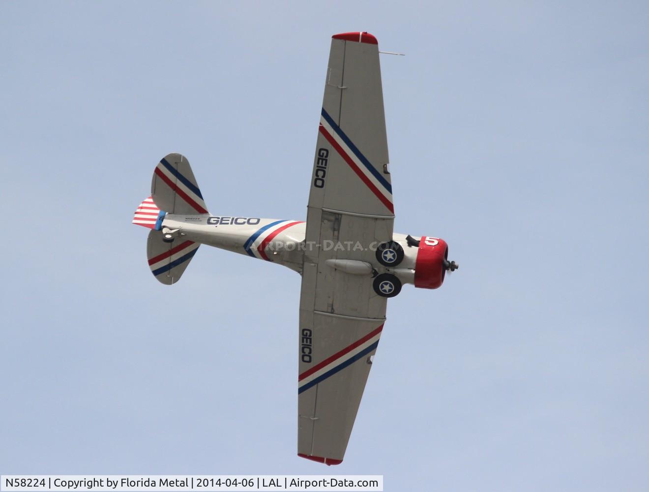 N58224, 1941 North American AT-6B Texan C/N 2553, Geico Skytypers