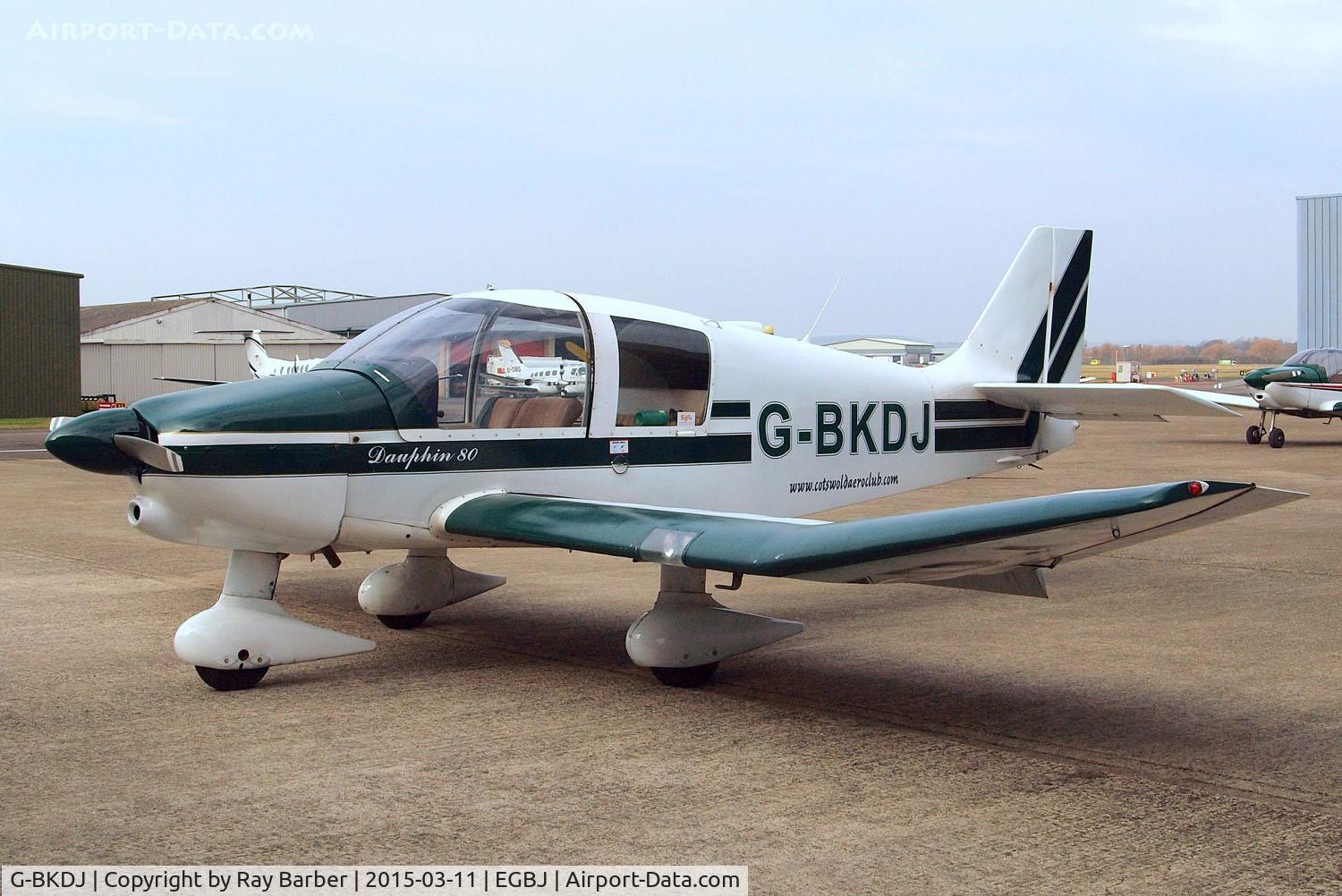 G-BKDJ, 1982 Robin DR-400-120 Dauphin 80 C/N 1584, Robin DR.400/120 Dauphin 80 [1584] Staverton~G 11/03/2015
