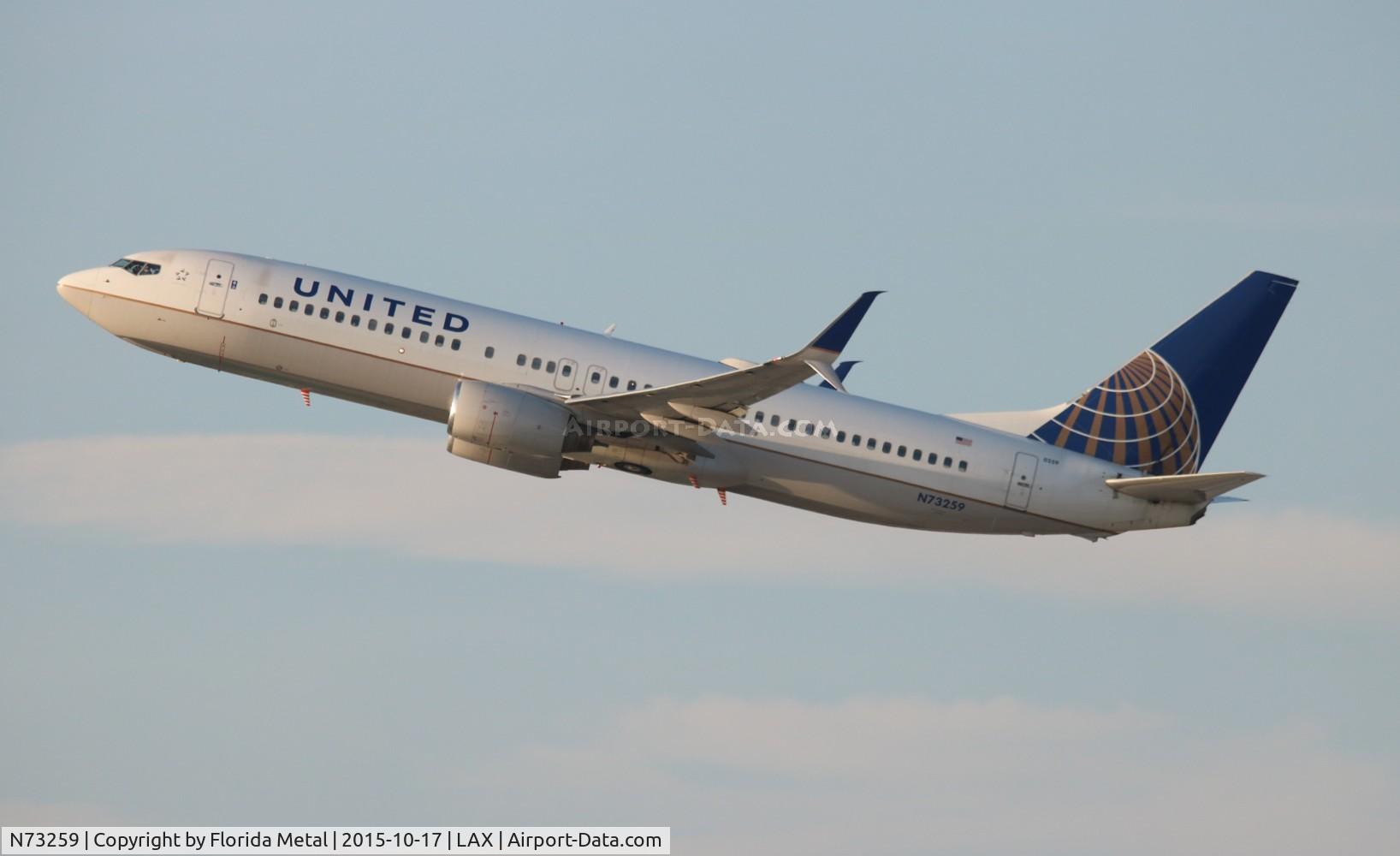 N73259, 2001 Boeing 737-824 C/N 30803, United
