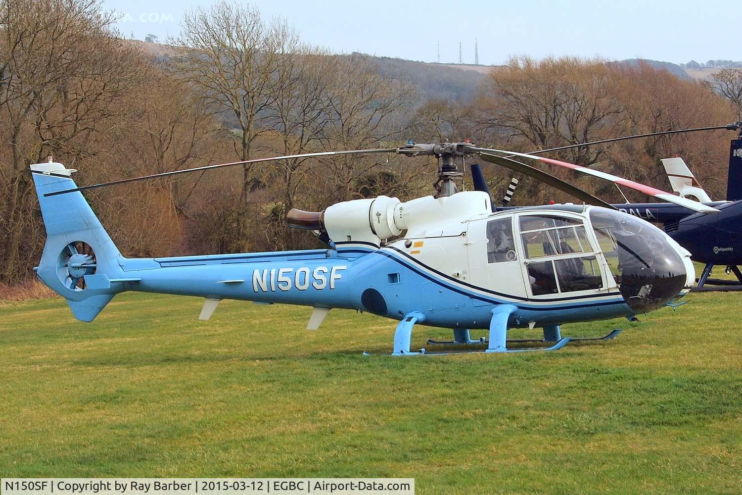 N150SF, 1978 Aerospatiale SA-341G Gazelle C/N 1584, Aerospatiale SA.341G Gazelle [1584] (Southern Aircraft Consultancy) Cheltenham Racecourse~G 12/03/2015