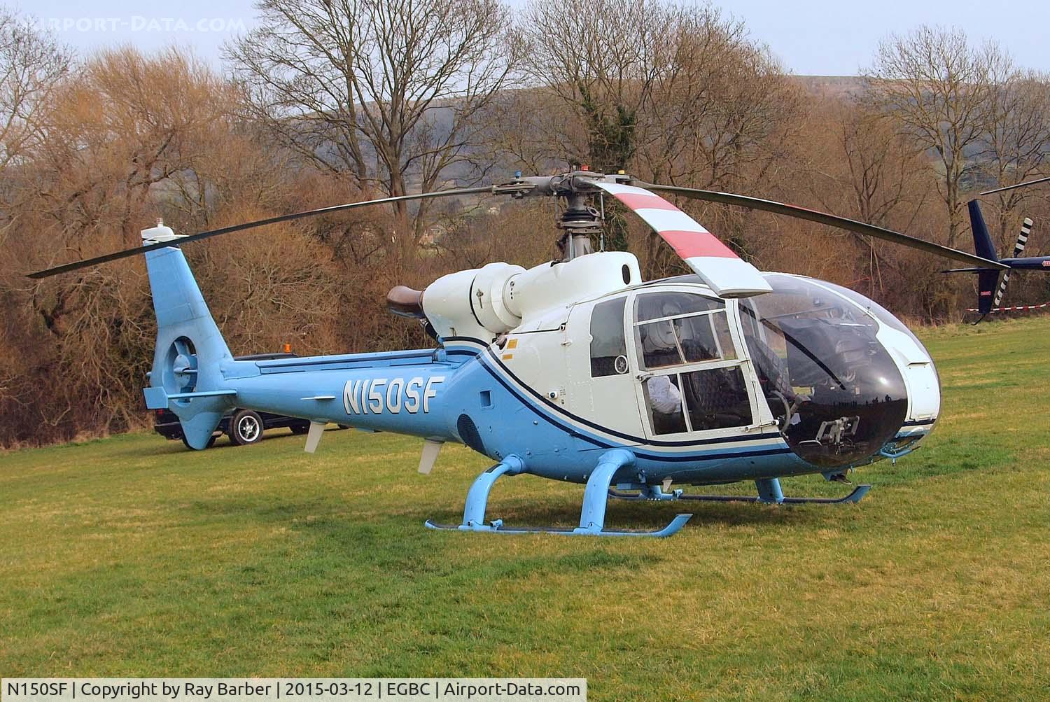 N150SF, 1978 Aerospatiale SA-341G Gazelle C/N 1584, Aerospatiale SA.341G Gazelle [1584] (Southern Aircraft Consultancy) Cheltenham Racecourse~G 12/03/2015