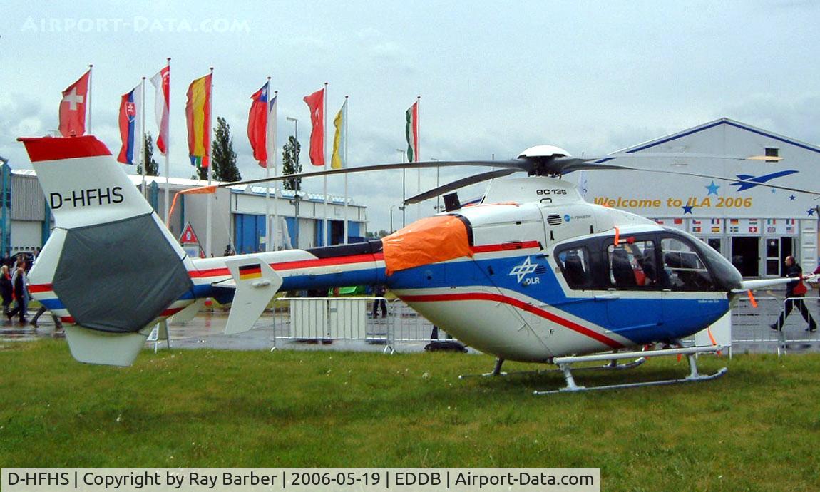 D-HFHS, Eurocopter EC-135T-1 C/N 0028, Eurocopter EC.135T1 [0028] (DLR) Berlin-Schonefeld~D 19/05/2006