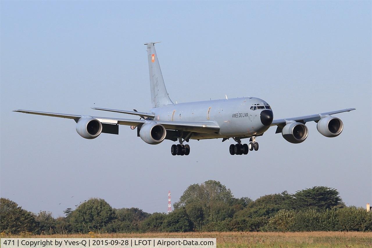 471, 1964 Boeing C-135FR Stratotanker C/N 18680, French Air Force Boeing C-135FR Stratotanker (93-CB), On final rwy 07R, Brest-Bretagne airport (LFRB-BES)